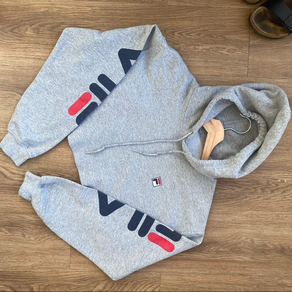 FILA CROPPED HOODIE